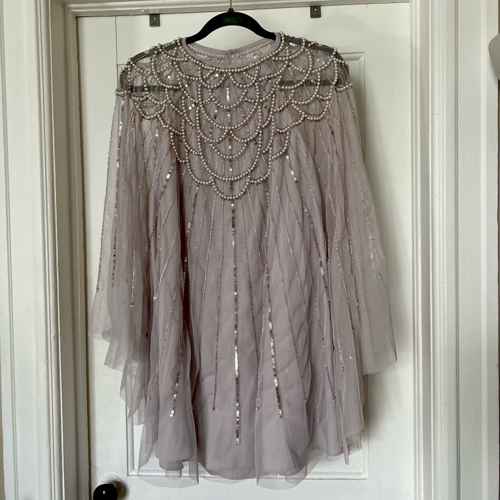 Aosas Beaded purple Dress | Size 6